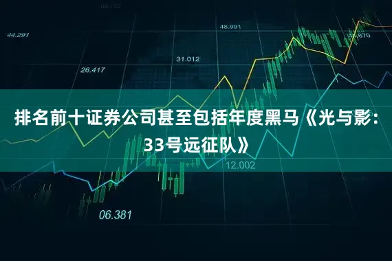 排名前十证券公司甚至包括年度黑马《光与影：33号远征队》