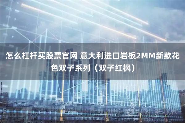 怎么杠杆买股票官网 意大利进口岩板2MM新款花色双子系列（双子红枫）